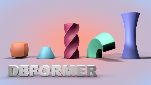 C4D日本語チュートリアル初心者講座 04：Beginner Tutorial 04 – How to use deformer