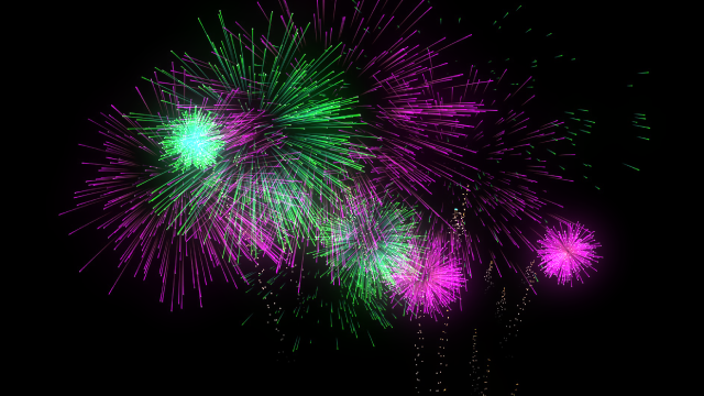 C4D日本語チュートリアル中級者講座 03：Middle Tutorial 03 – How to make the fireworks