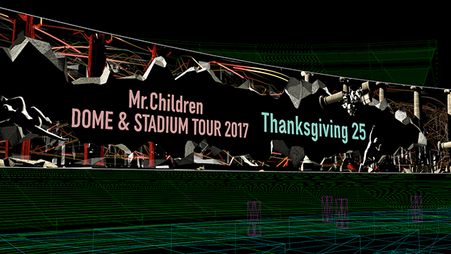 Mr.Children – LED panel visuals for DOME & STADIUM TOUR 2017 Thanksgiving 25